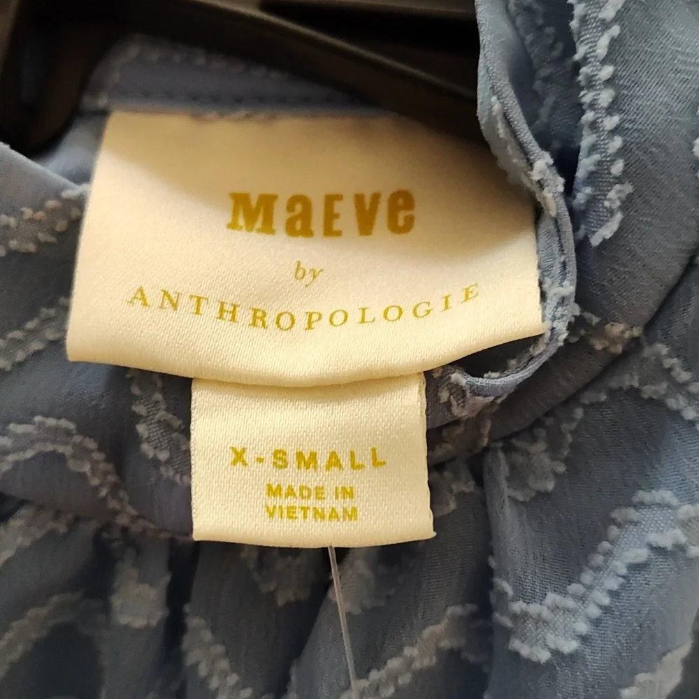 MAEVE by Anthropologie high neck sleeveless blouse. Size xs. New with tags - Picture 5 of 6